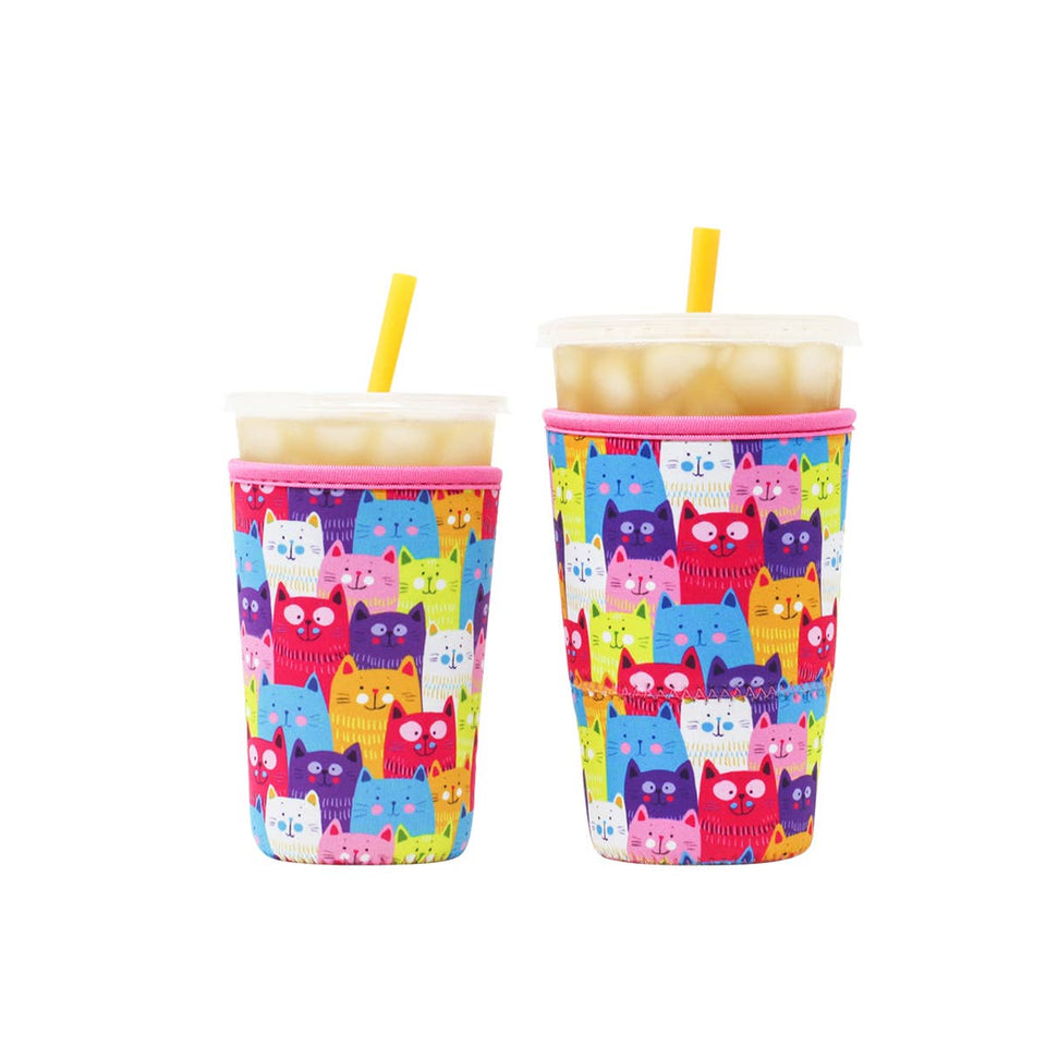 50% OFF SUPERSALE | ICED DRINK SLEEVES *retired patterns : Medium / Brown Chevron