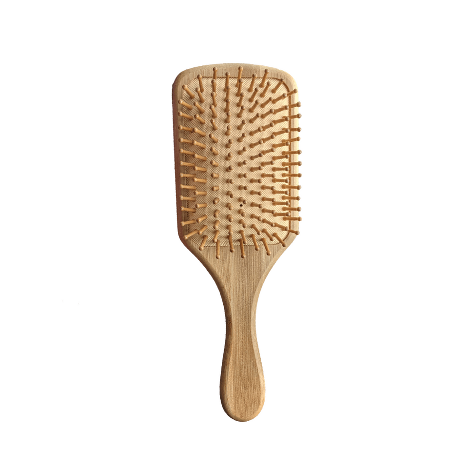 Paddle Style Bamboo Hairbrush