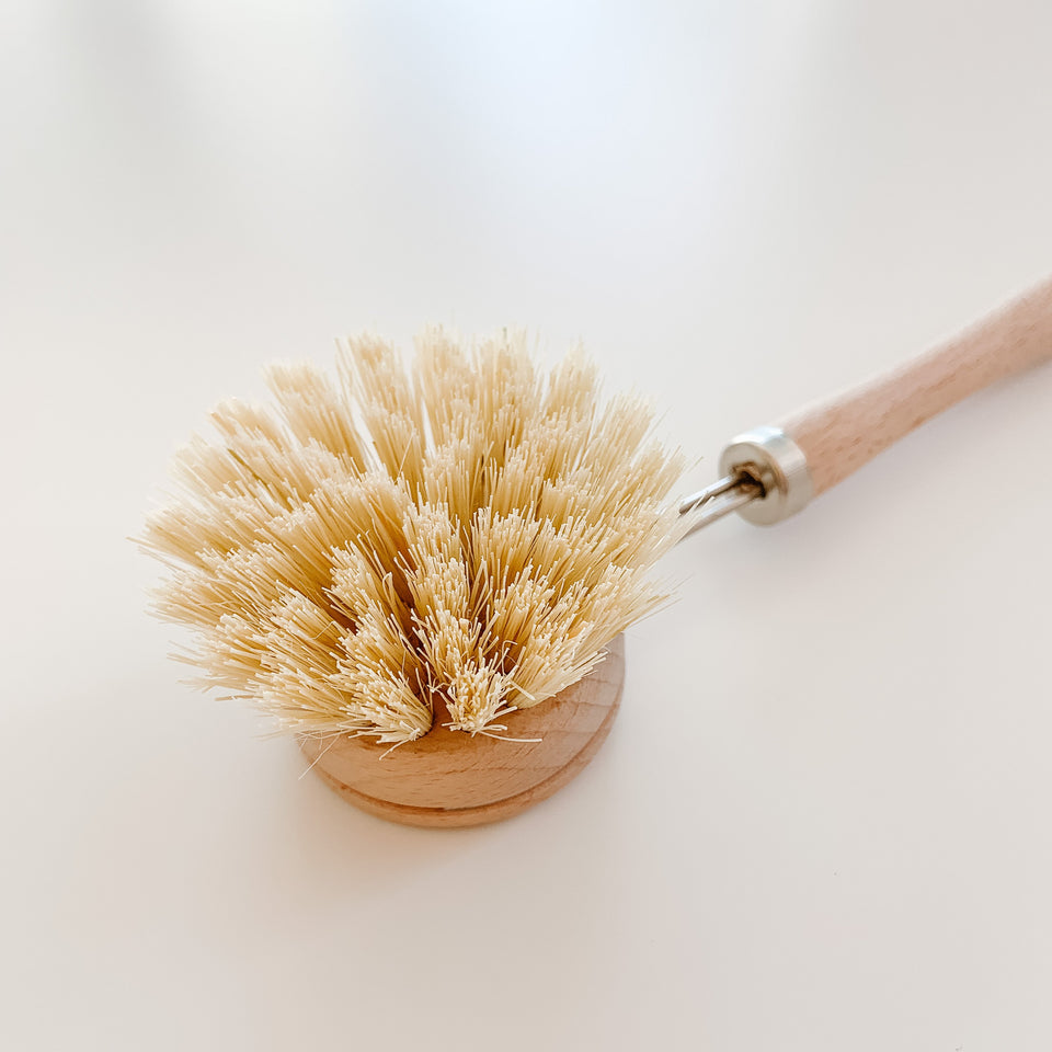 Wooden and Sisal Dish Brush