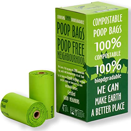 Dog Waste Bags - Compostable, 120 count